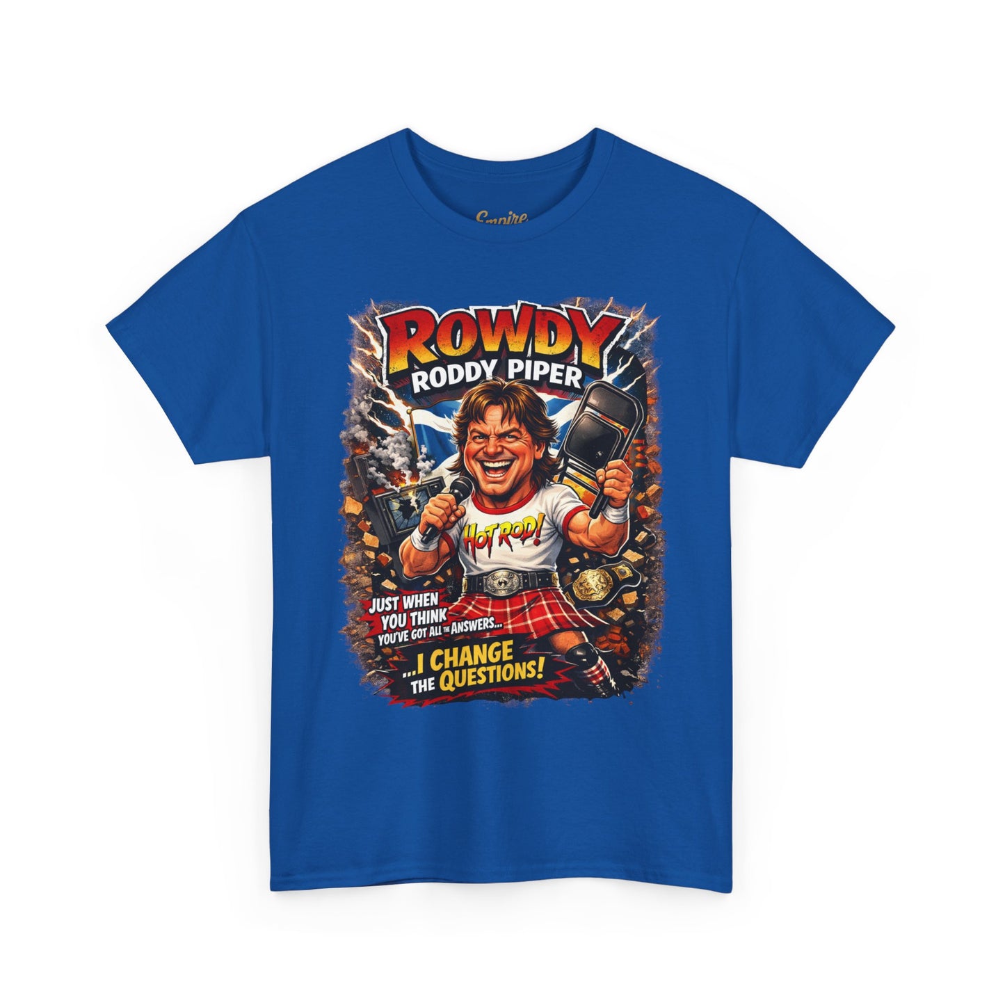 Rowdy Roddy Piper T-Shirt — Retro Wrestling Graphic Tee