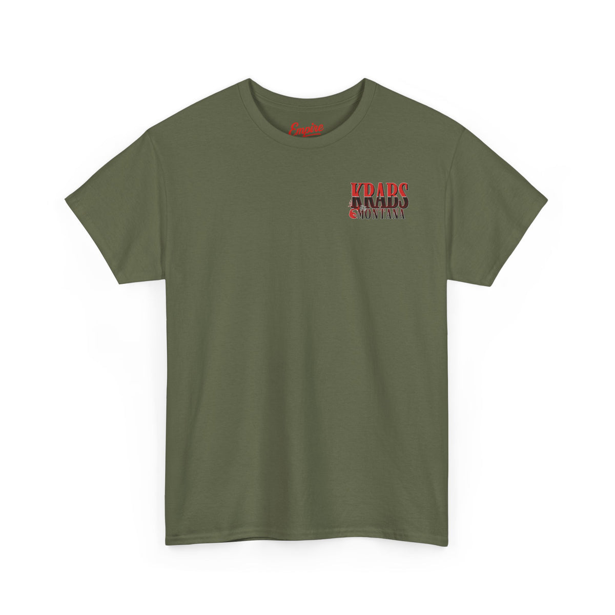 Krabs Montana Tee — Parody Graphic T-Shirt (Front Chest & Back Design)