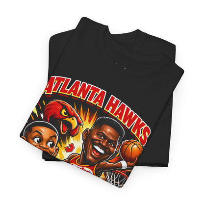 Atlanta Hawks 'Spud & Nique' Graphic Tee — Retro Basketball Fans Shirt