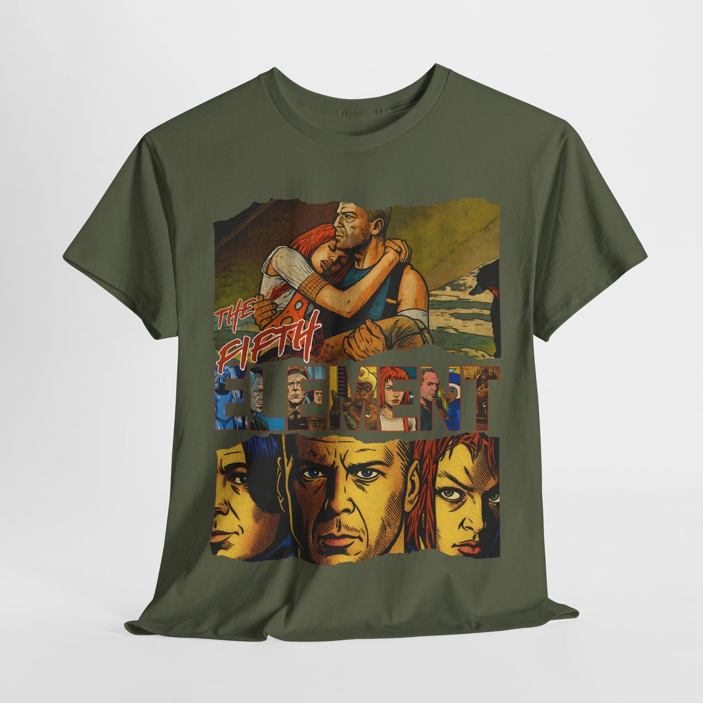 The 5th Element Design, Casual Wear for Music Lovers, Stylish Gift for Friends, Perfect for Festivals, Unisex Summer Shirt