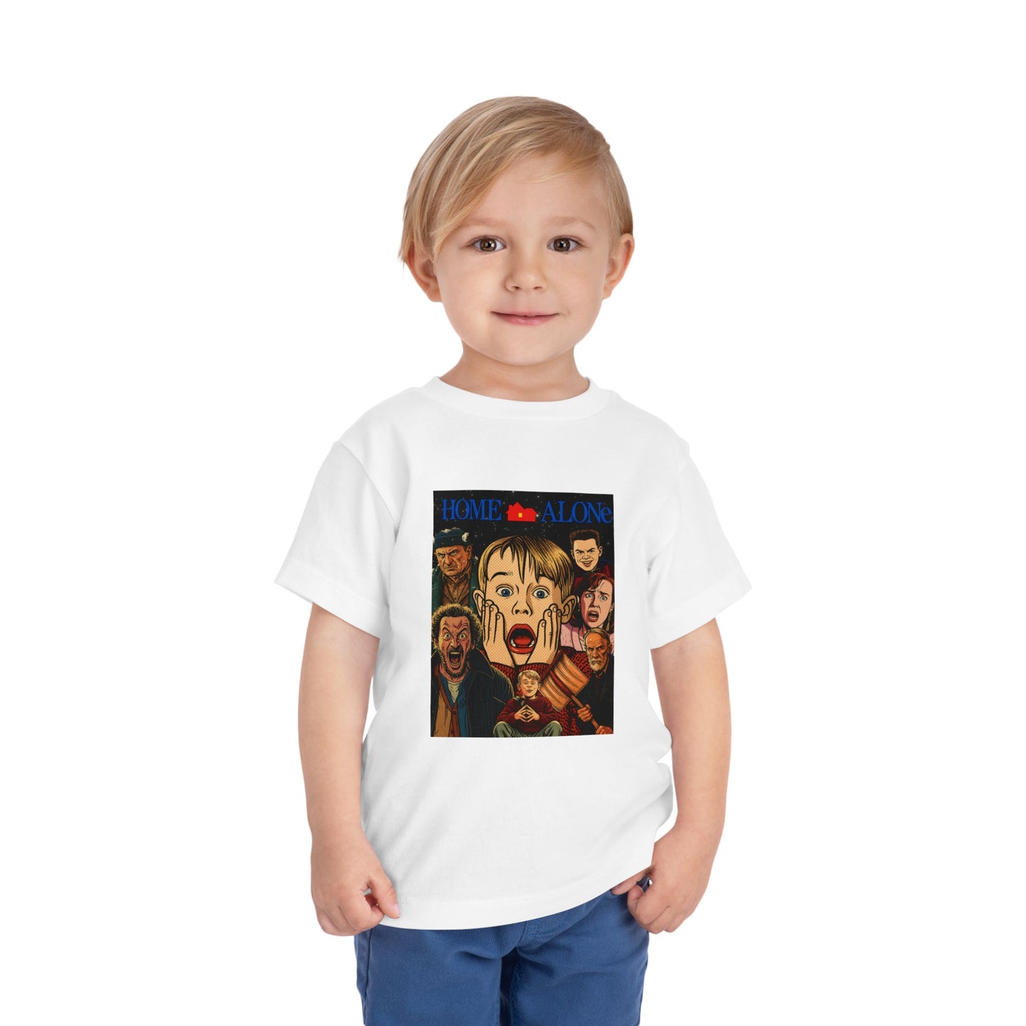 Home Alone Toddler Tee, Kid's Movie Shirt, Funny Kids T-Shirt, Halloween Costume, Birthday Gift for Boys and Girls
