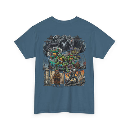 Teenage Mutant Ninja Turtles Graphic Tee — Retro Comic Backprint