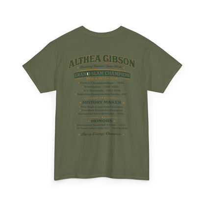Althea Gibson 'Breaking Barriers' Tennis T-Shirt — Vintage Grand Slam Champion Tribute