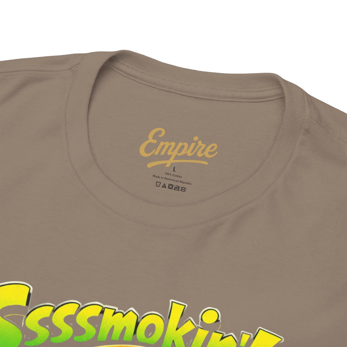 The Mask Graphic Tee — 'Ssssmokin!' Retro Movie Design