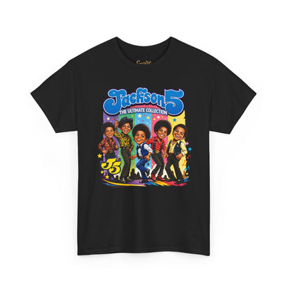 Jackson 5 Retro Graphic Tee — 'The Ultimate Collection' Vintage Band T-Shirt