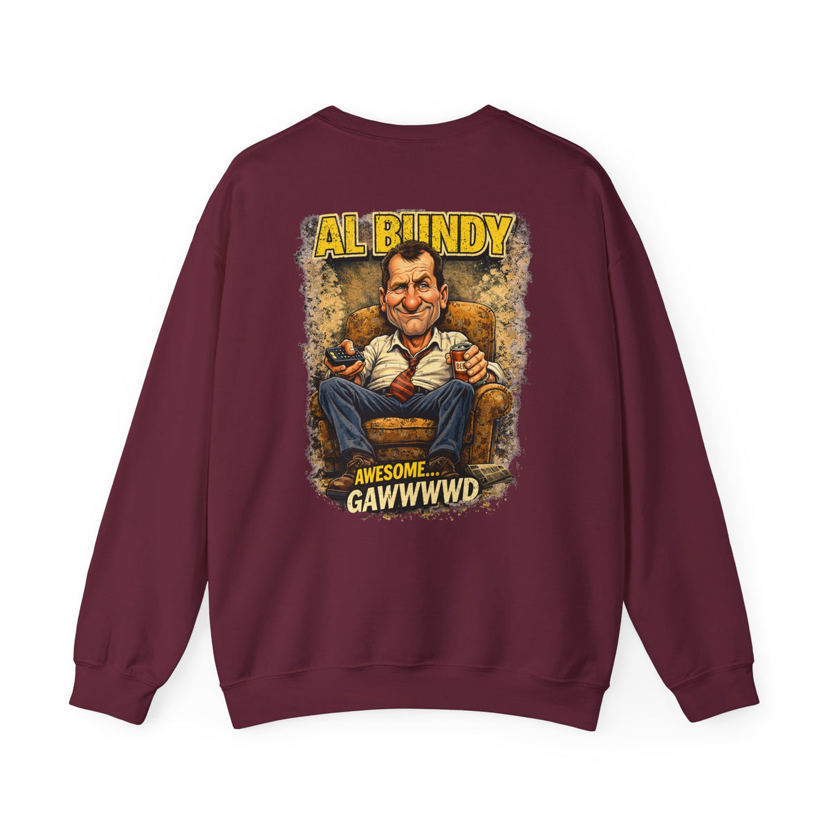 Al Bundy 'Married... Awesome Gawwwwd' Crewneck Sweatshirt