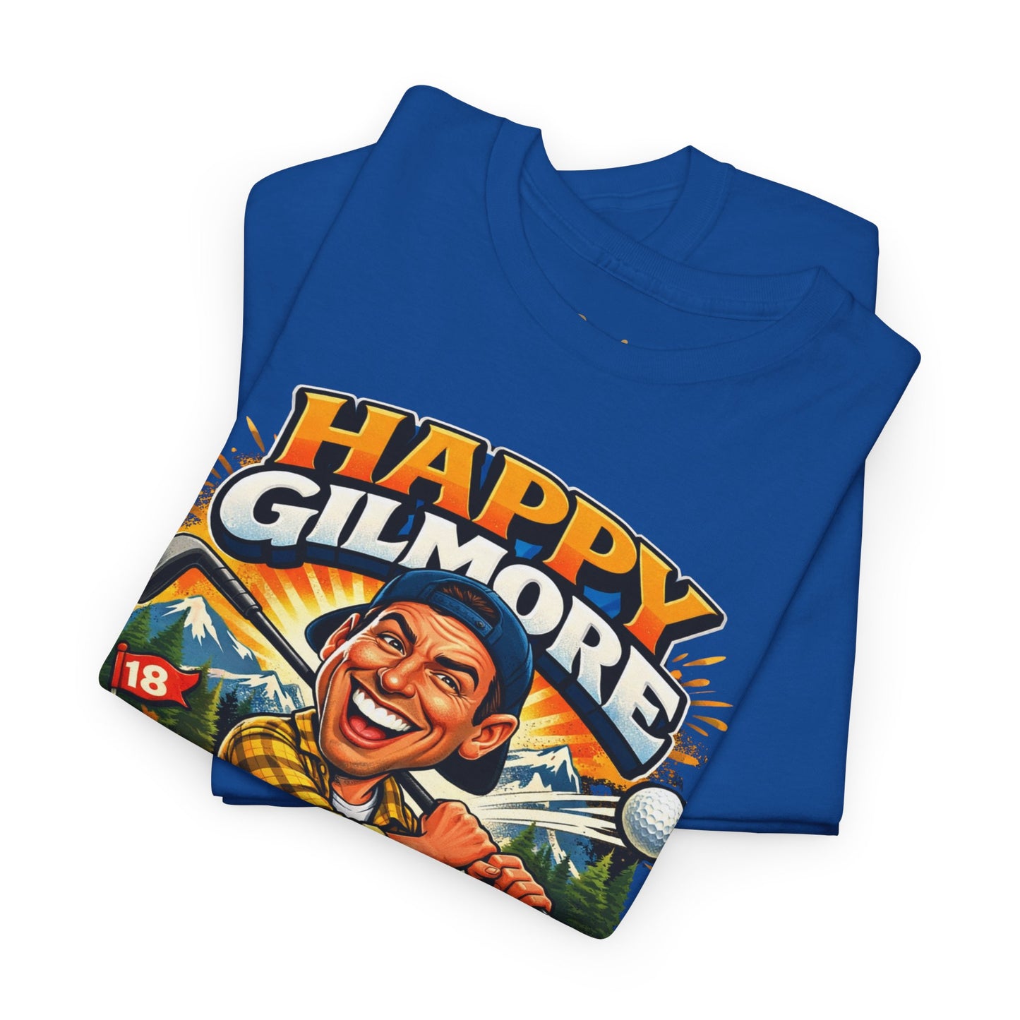 Happy Gilmore Golf T-Shirt — Vintage Funny Movie Golf Tee (‘Tap It In’ Design)