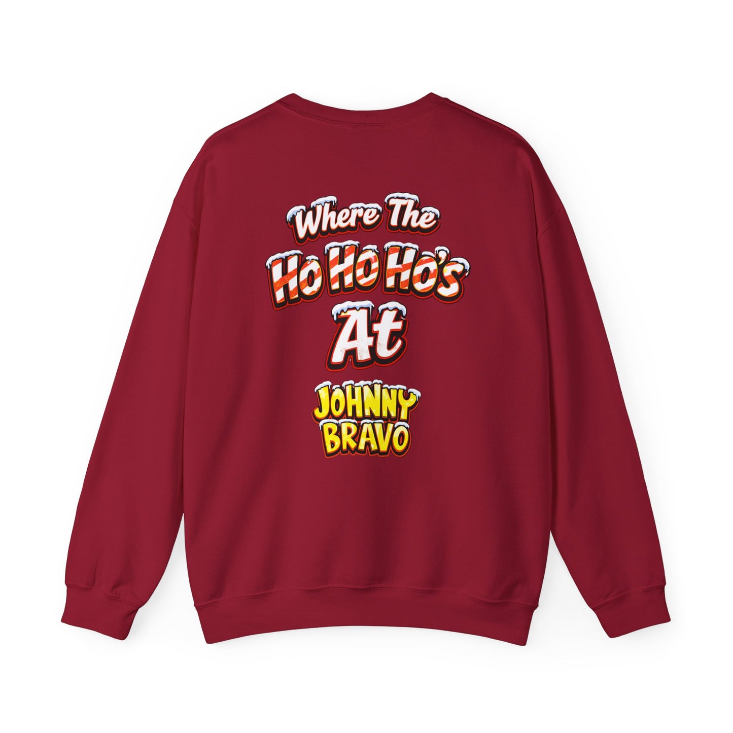 Johnny B 'Sleighin' Hearts' Crewneck Sweatshirt — Where the Ho-Ho-Ho's At