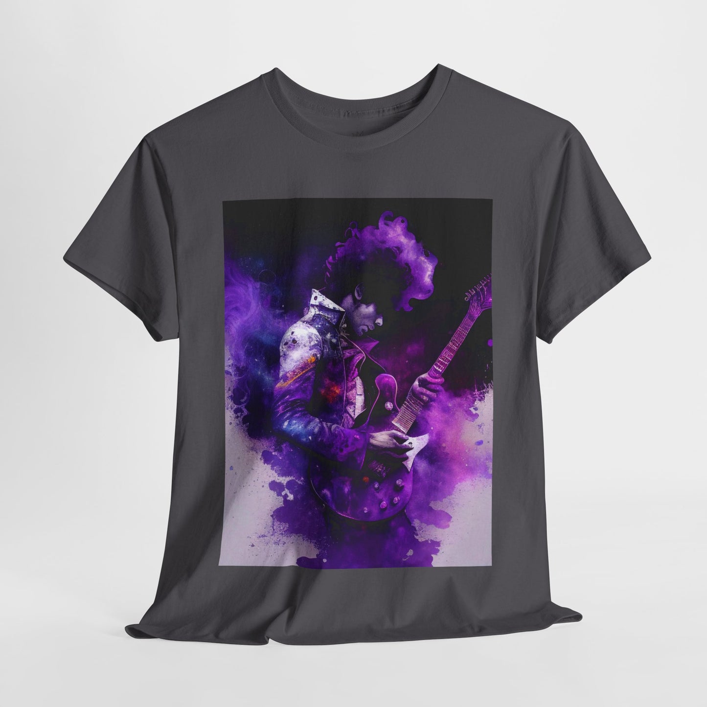 "The Artist" Vibrant Artistic Guitar Tee - Music Lover Gif