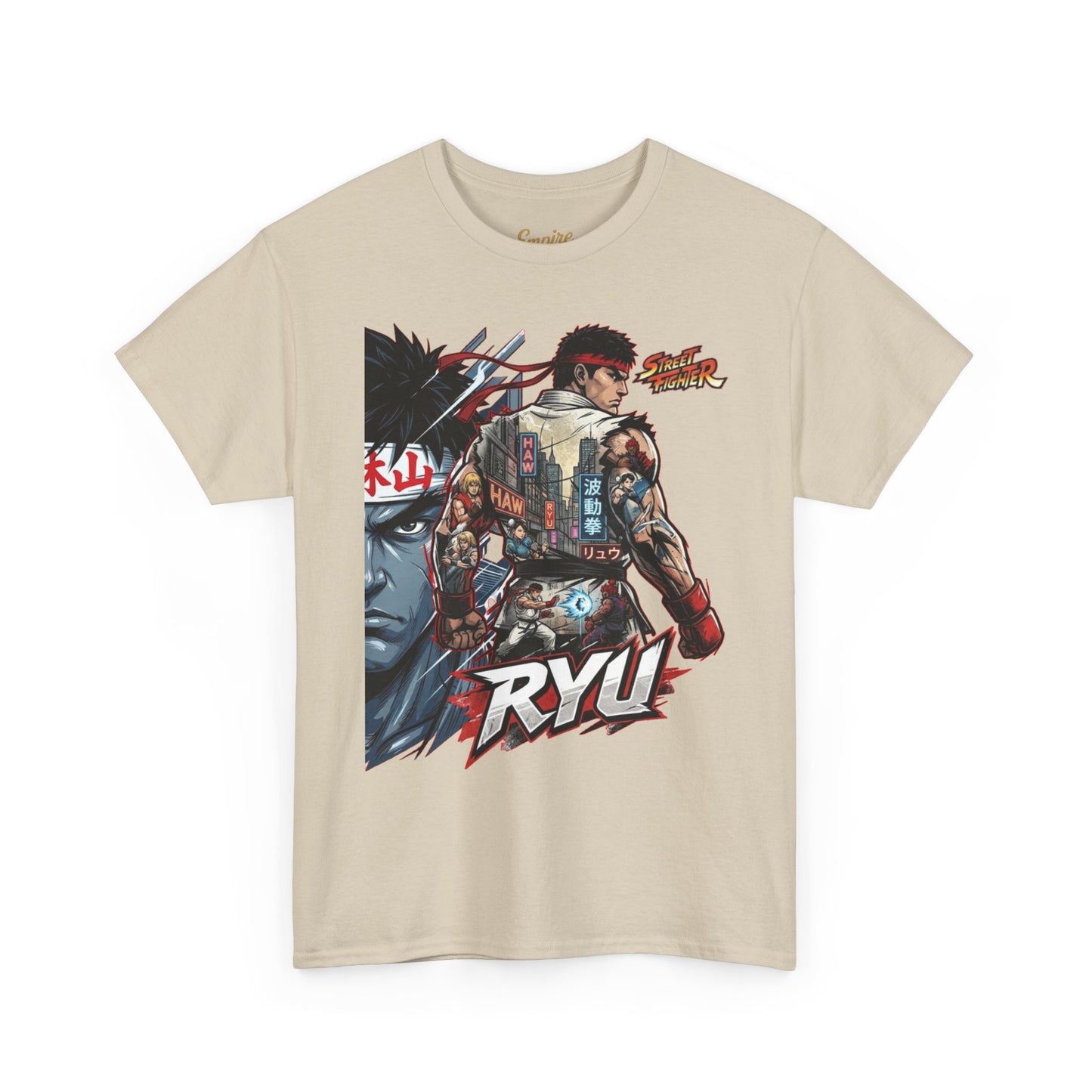 Ryu Street Fighter Graphic Tee — Vintage Fighter Art T-Shirt