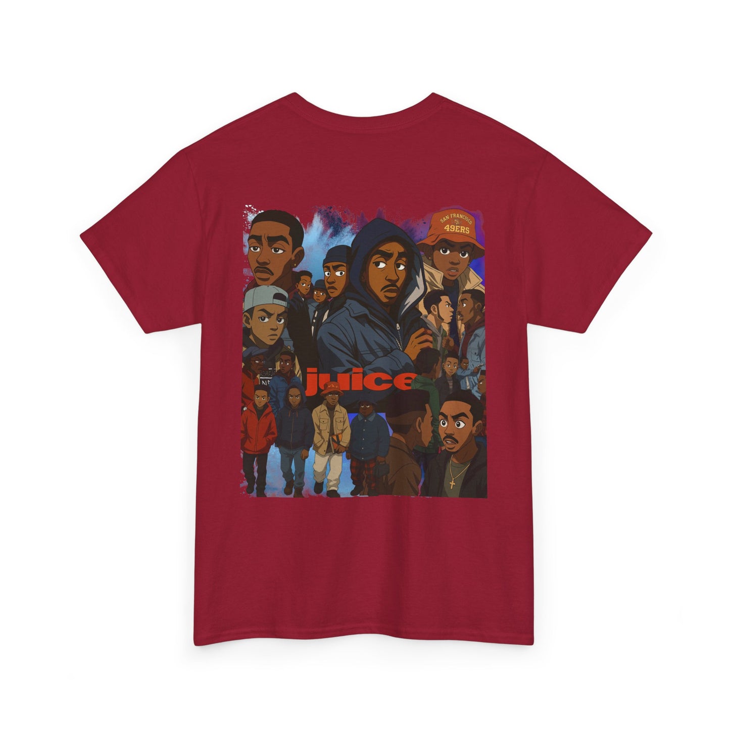 Juice Movie Tribute Unisex Heavy Cotton Tee - Vintage Graphic Tee for Hip-Hop Fans