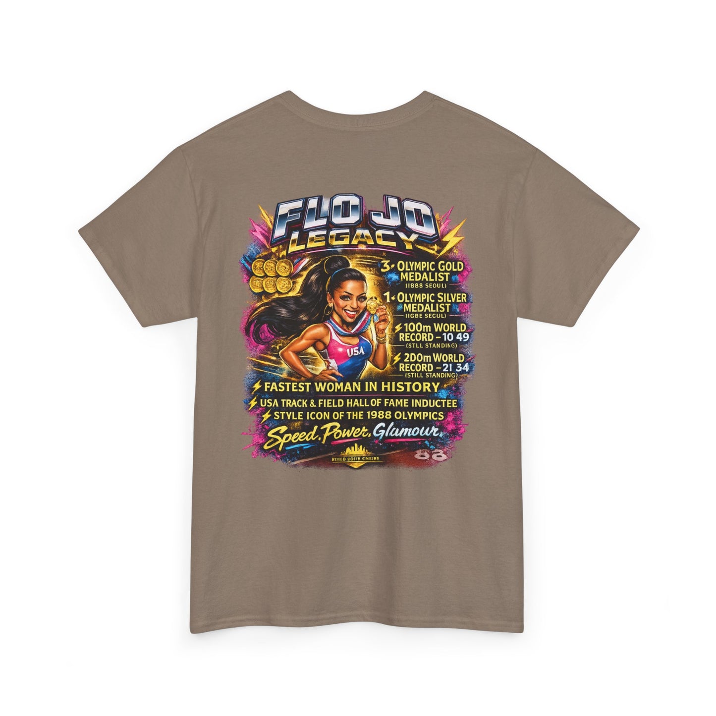 Sprint Legend T-Shirt — "The Fastest Woman Alive" Track & Field Tribute