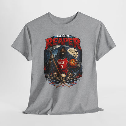 Grim Reaper Basketball Tee — "The Slim Reaper" Graphic T-Shirt
