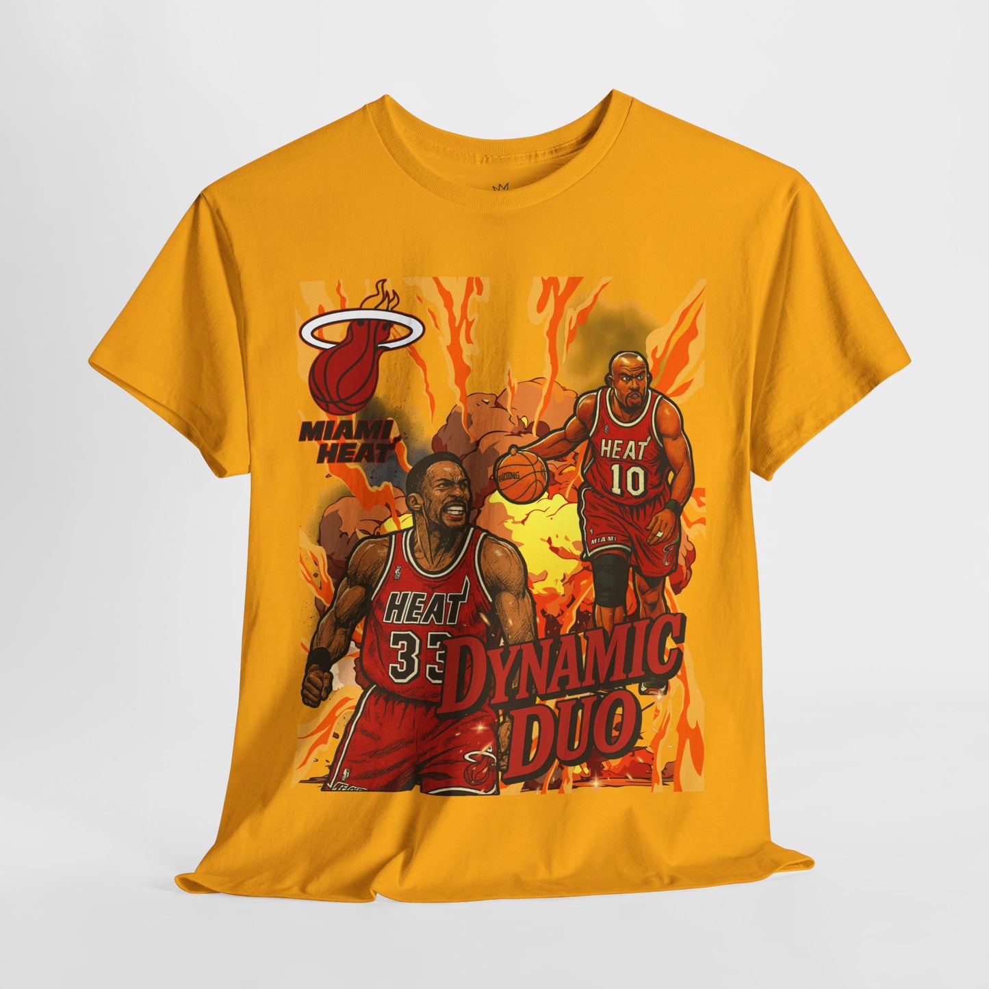Miami Heat Dynamic Duo Unisex Tee, Basketball Fan Shirt, Sports Tee, Graphic T-Shirt, Gift for Sports Lovers, Game Day Apparel