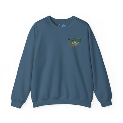 Al Bundy 'Married... Awesome Gawwwwd' Crewneck Sweatshirt