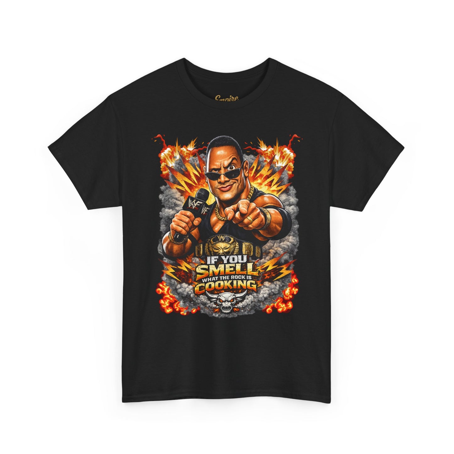 If You Smell What The Rock Is Cooking Graphic Tee