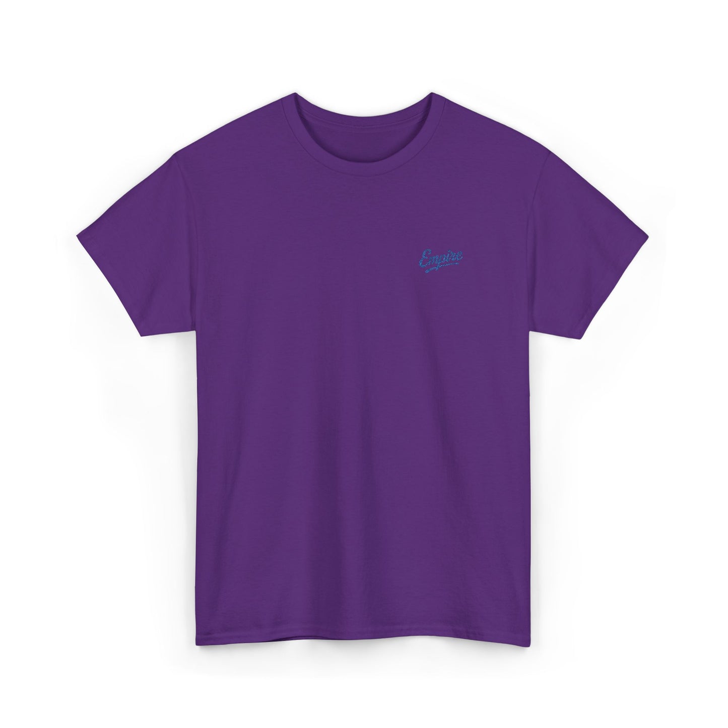 Signature Embroidered Empire Royal Blue Chest Logo T-Shirt