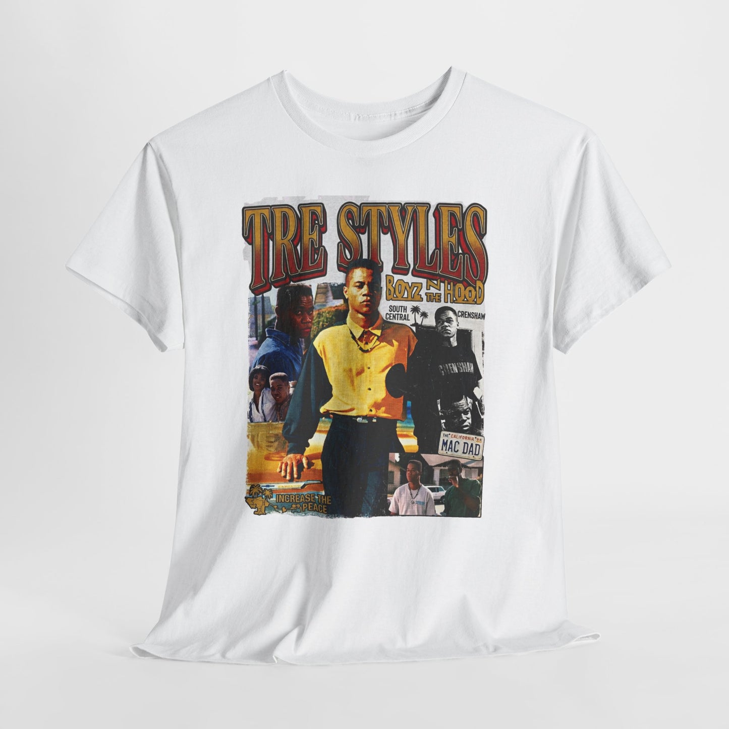 Tre Styles Graphic Tee — Vintage Collage T‑Shirt