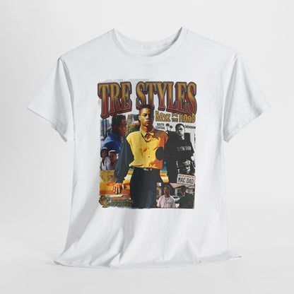 Tre Styles Graphic Tee — Vintage Collage T‑Shirt