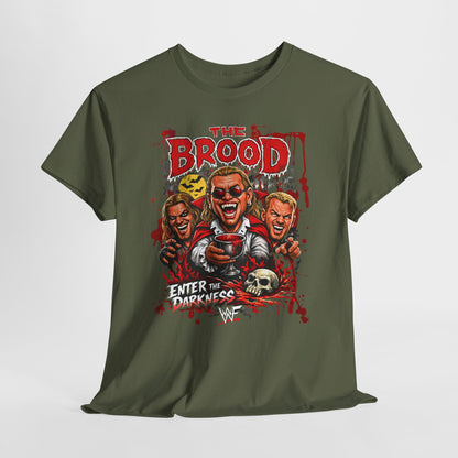 The Brood Horror Band Tee — “Enter the Darkness” Graphic T-Shirt