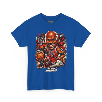 Basketball Legend T‑Shirt — 'Michael' Retro Cartoon Bulls Tee