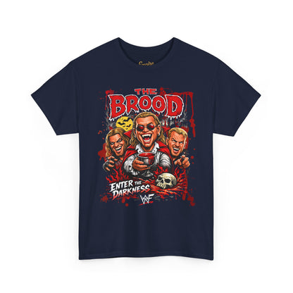 The Brood Horror Band Tee — “Enter the Darkness” Graphic T-Shirt