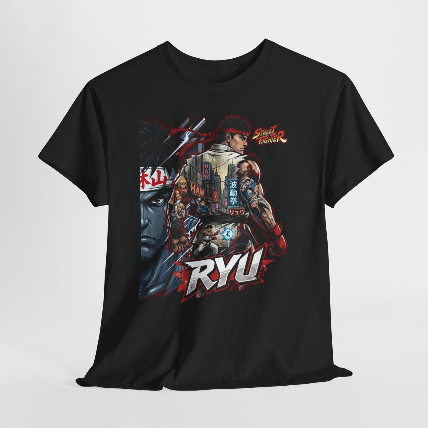 Ryu Street Fighter Graphic Tee — Vintage Fighter Art T-Shirt