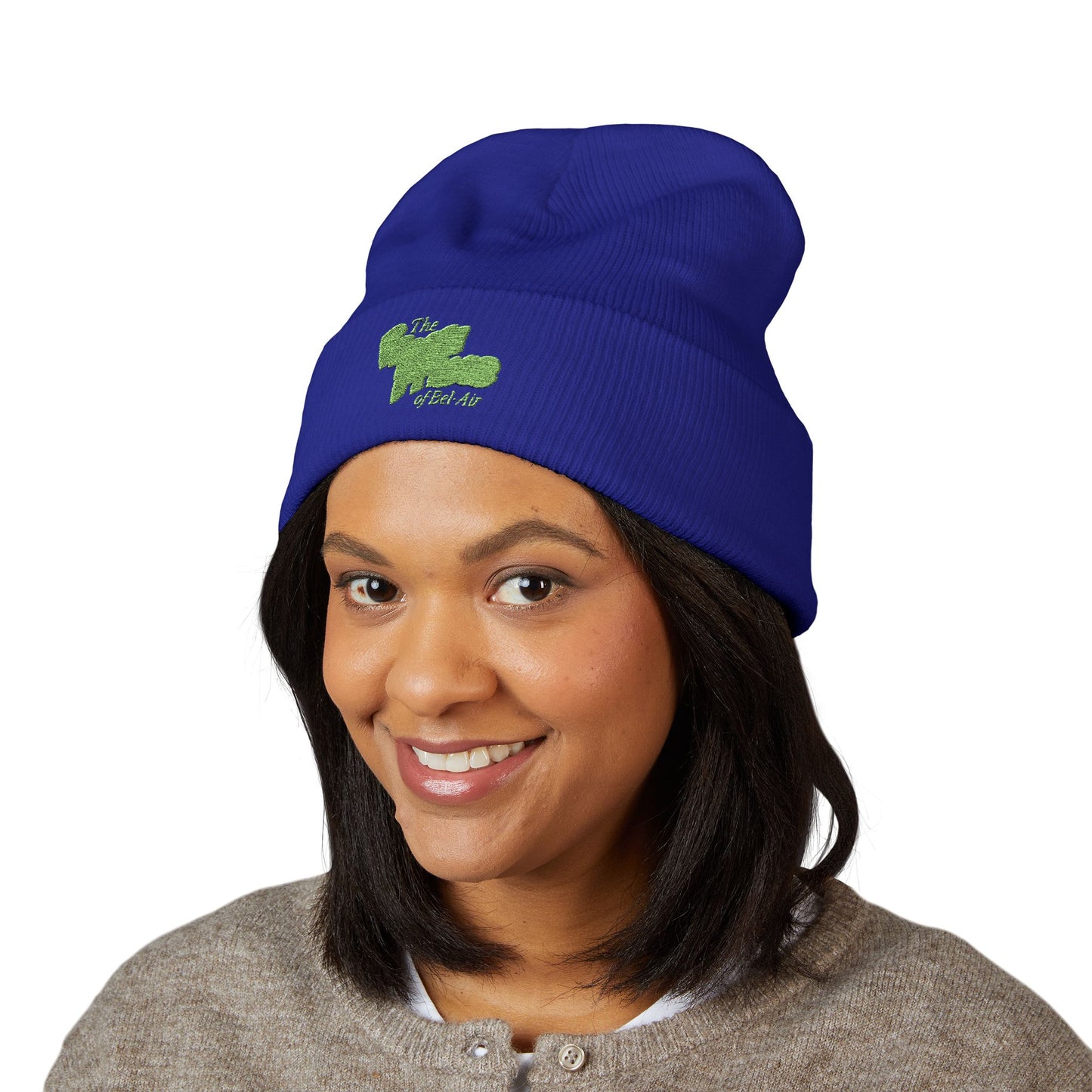Embroidered Fresh Prince  Beanie — Cozy Cuffed Knit Hat