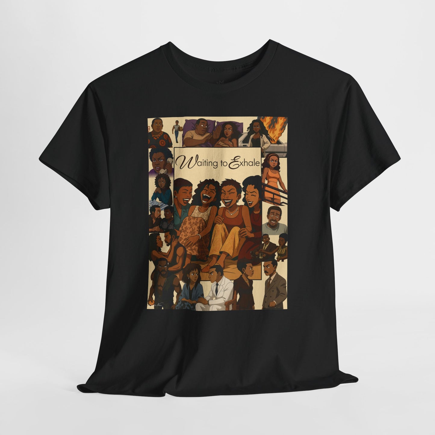 Waiting to Exhale Graphic Unisex Heavy Cotton Tee - Vintage Inspired Apparel for Movie Lovers