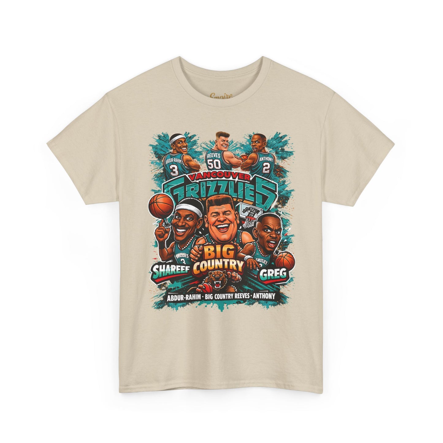 Grizzlies Big Country Basketball Tee