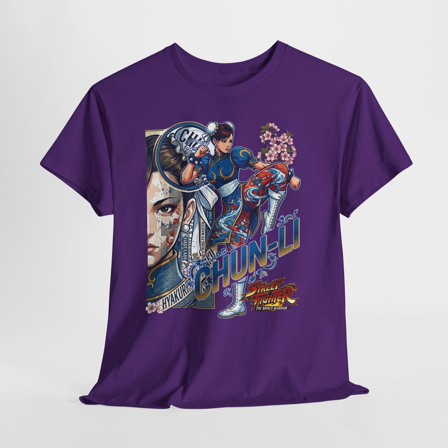Chun-Li Street Fighter Graphic Tee — Retro Arcade Fighting Game Shirt