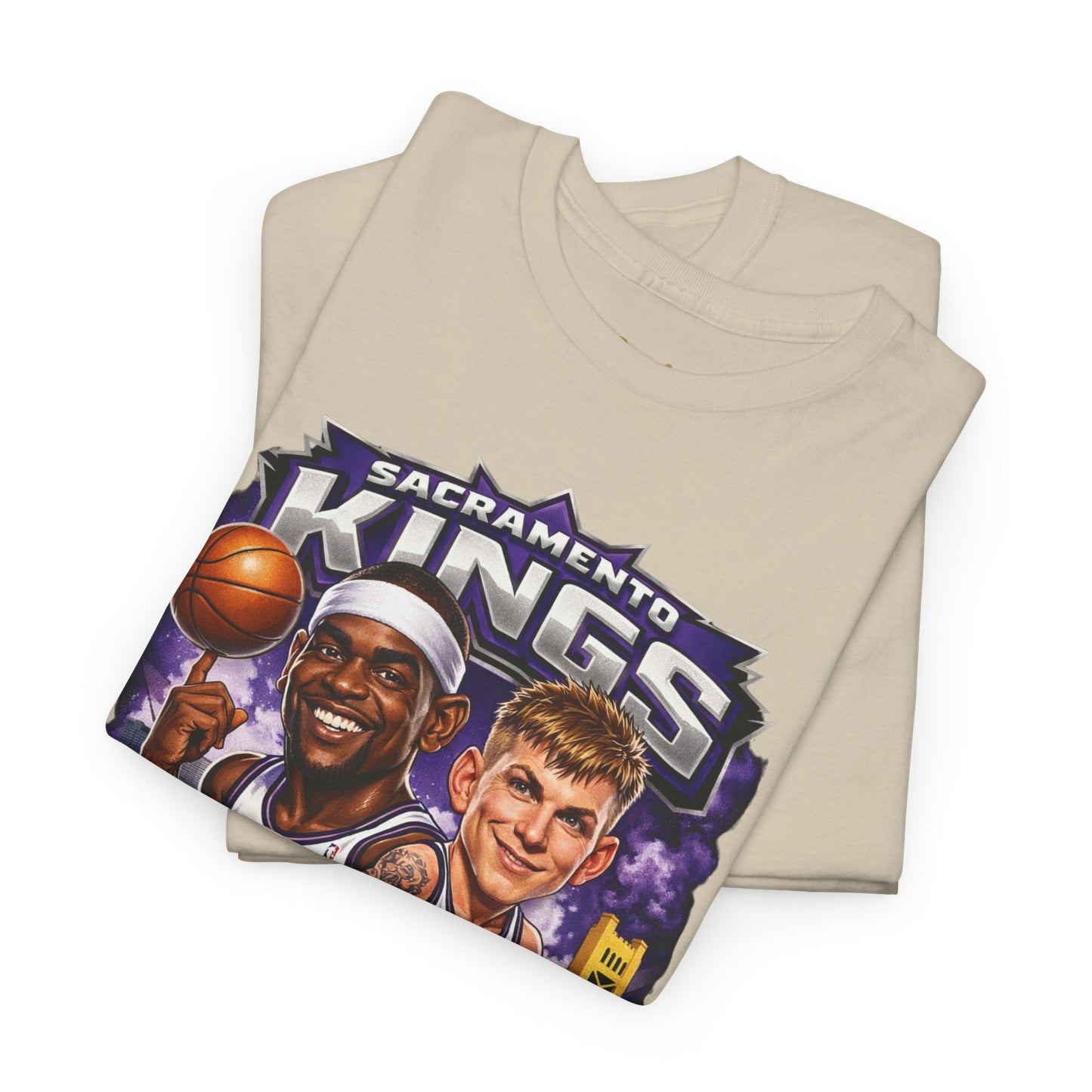 Sacramento Kings 'White Chocolate & C-Webb' Basketball Tee