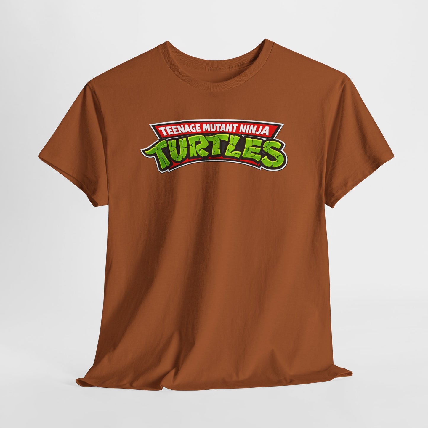 Teenage Mutant Ninja Turtles Graphic Tee — Retro TMNT Logo & Group Back Print