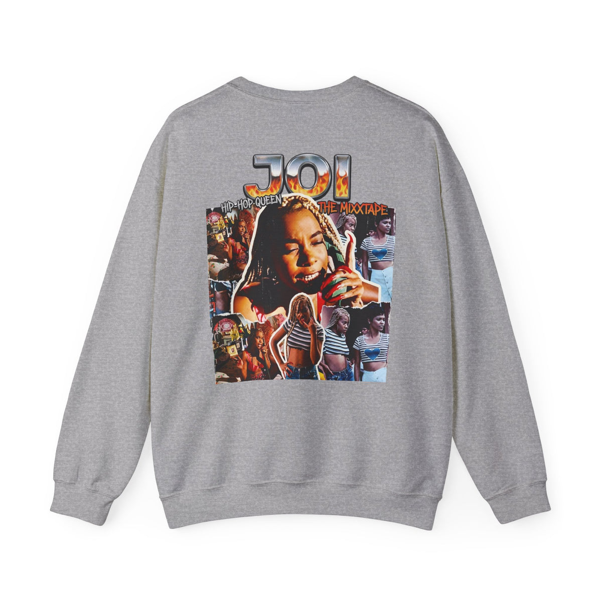 Joi Collage Crewneck Sweatshirt – Retro Concert Photo Graphic
