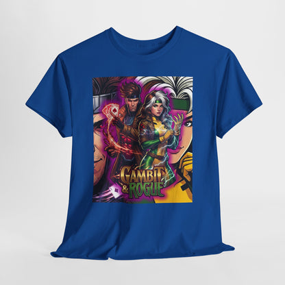 Gambit & Rogue Comic Art T-Shirt