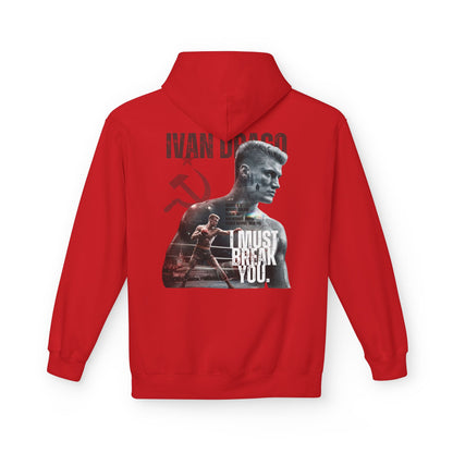 Ivan Drago 'I Must Break You' T-Shirt - Retro Rocky Boxing Graphic Hoodie