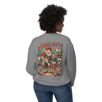 I Love Lucy Vintage Collage Sweatshirt