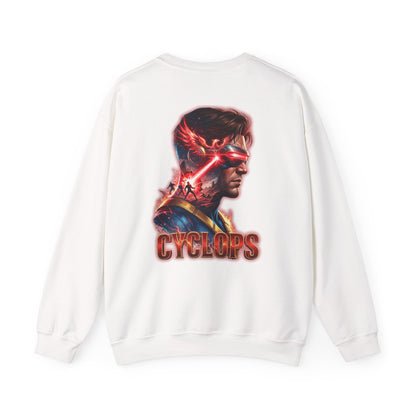 Cyclops Graphic Sweatshirt — Retro X‑Men Laser Portrait Crewneck