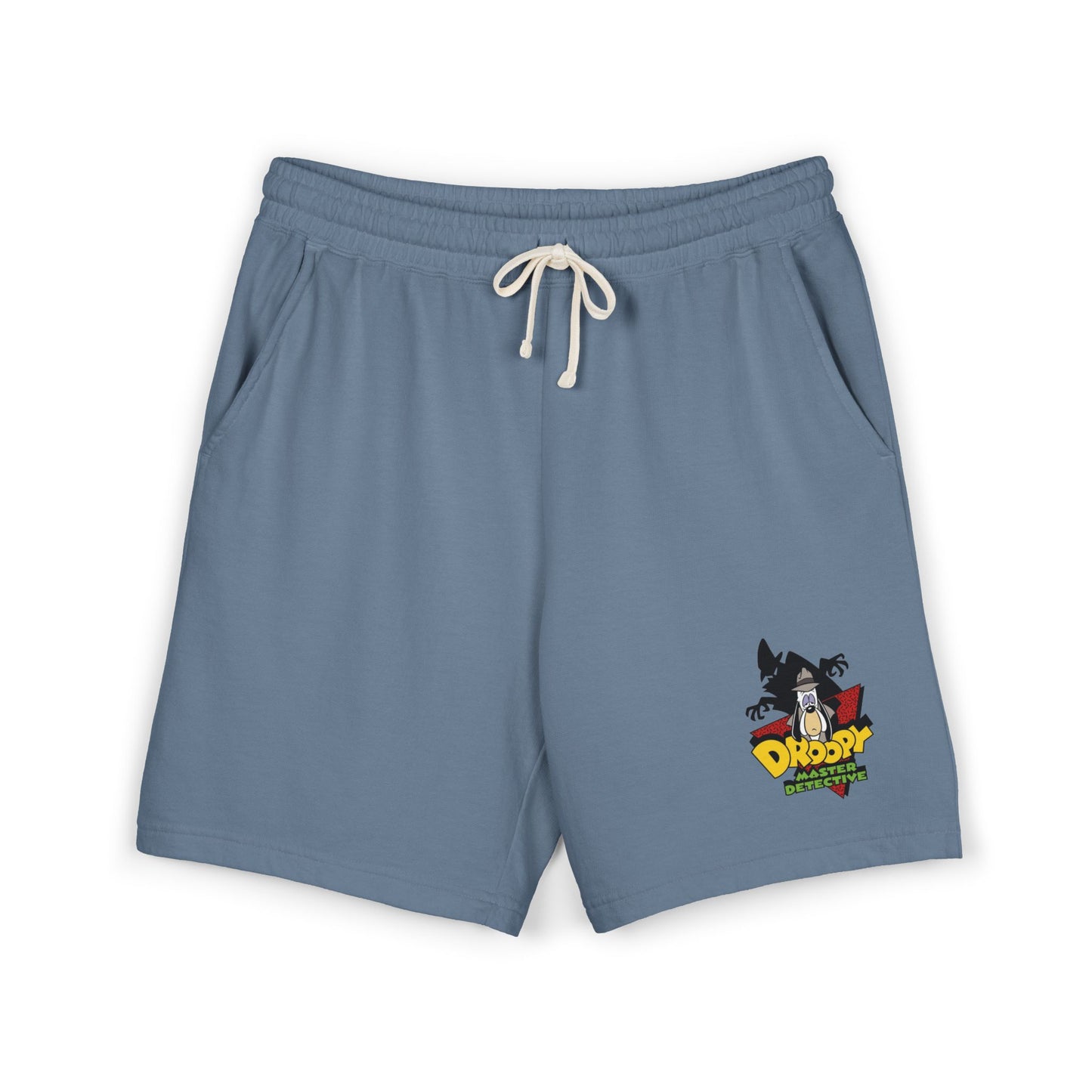 Lightweight Fleece Sweat Shorts with Vintage Surf Logo