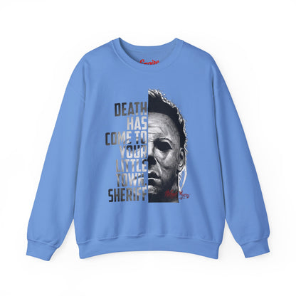 Death Has Come to Your Little Town Sheriff 'Michael Myers' Horror Crewneck