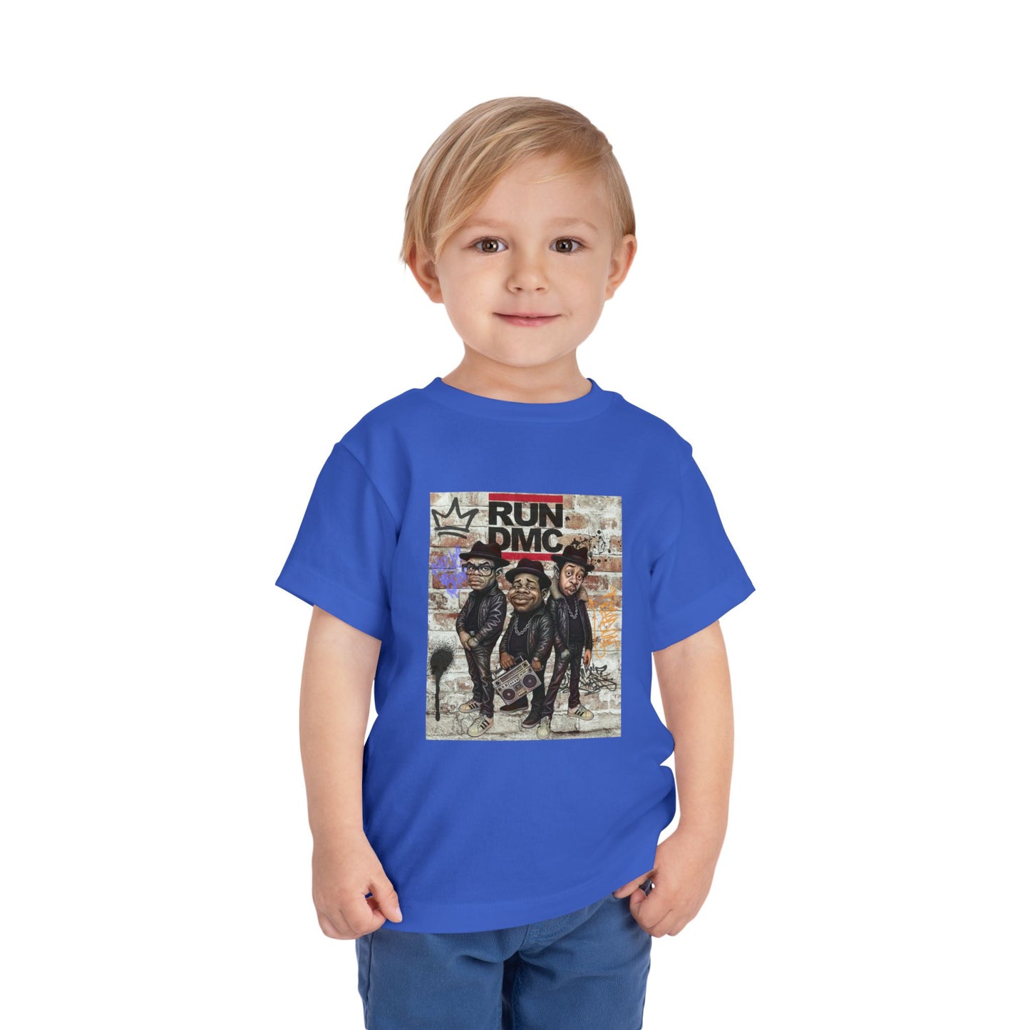 Toddler Short Sleeve Tee with Iconic Design, Hip-Hop Kids Shirt, Music Lover Gift, Birthday Outfit, Cool Toddler Apparel