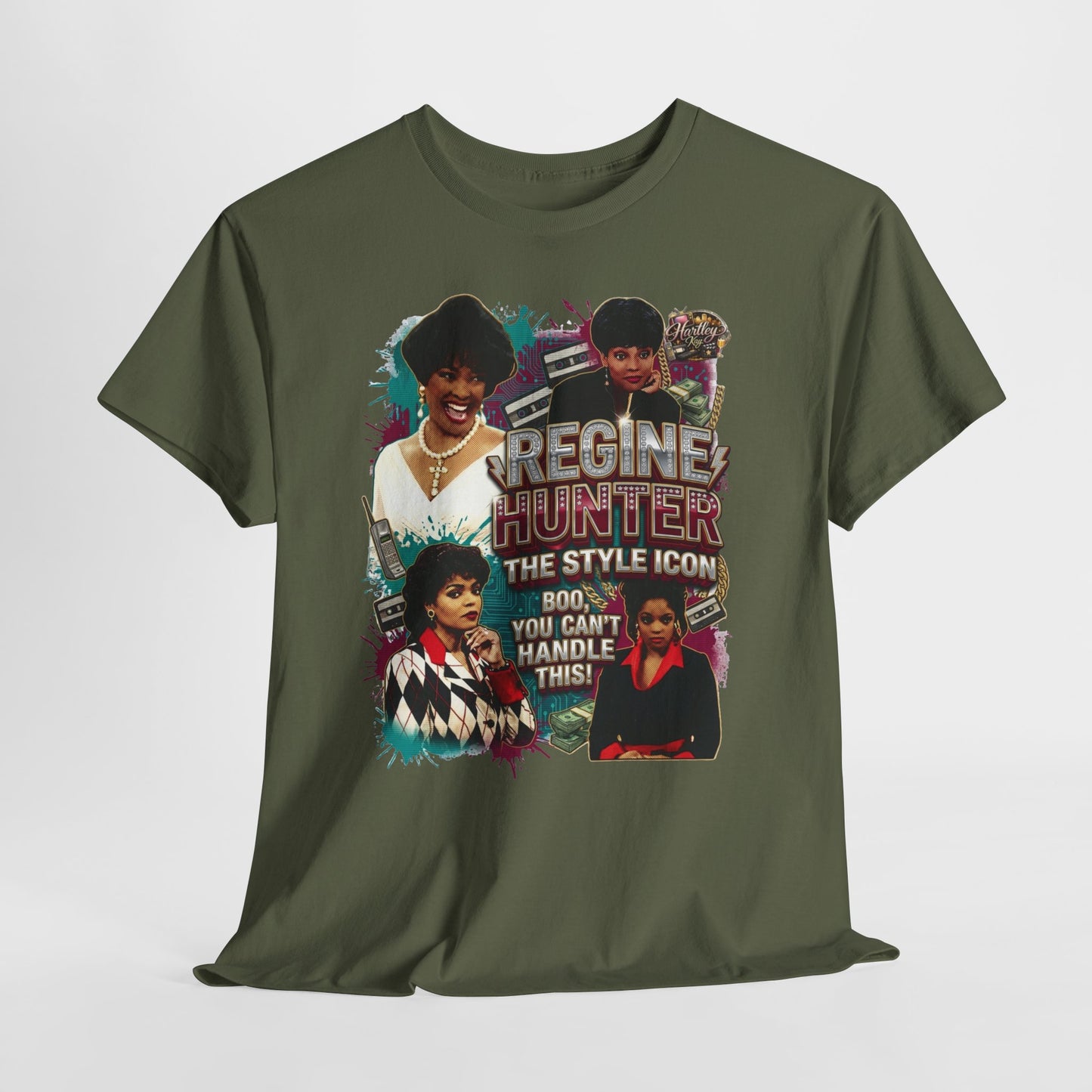 Regine Hunter “The Style Icon” Graphic Tee — Retro 90s R&B Tribute Shirt