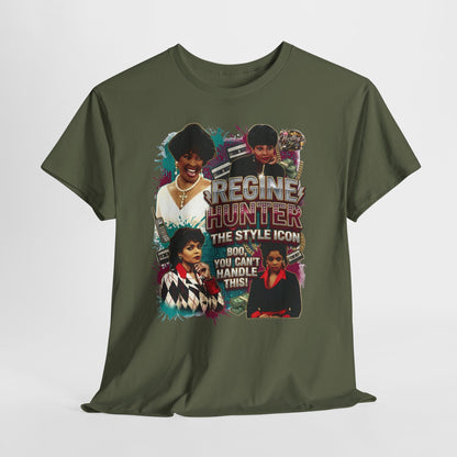 Regine Hunter “The Style Icon” Graphic Tee — Retro 90s R&B Tribute Shirt