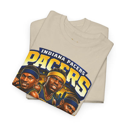 Indiana Pacers Vintage Players Graphic Tee — "Pacers" O'Neal & Jackson Tribute