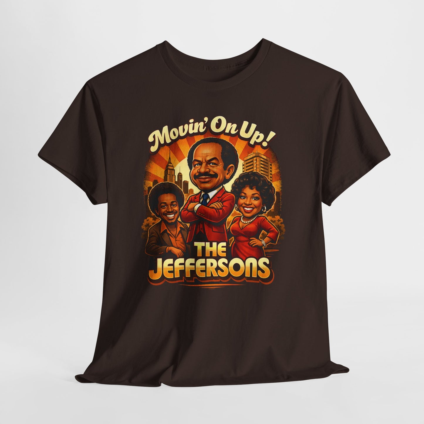 Retro TV Family Tee — 'The Jeffersons' Vintage Sitcom Graphic T-Shirt