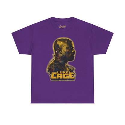 Luke Cage Profile Graphic Tee — Retro Marvel Street Hero T‑Shirt