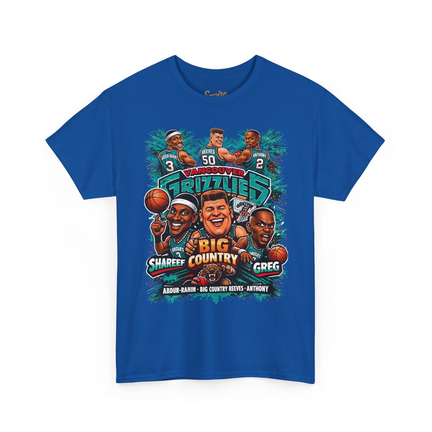 Grizzlies Big Country Basketball Tee