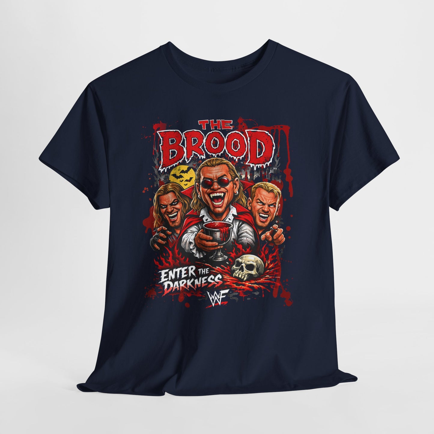 The Brood Horror Band Tee — “Enter the Darkness” Graphic T-Shirt