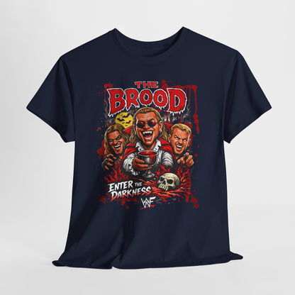 The Brood Horror Band Tee — “Enter the Darkness” Graphic T-Shirt
