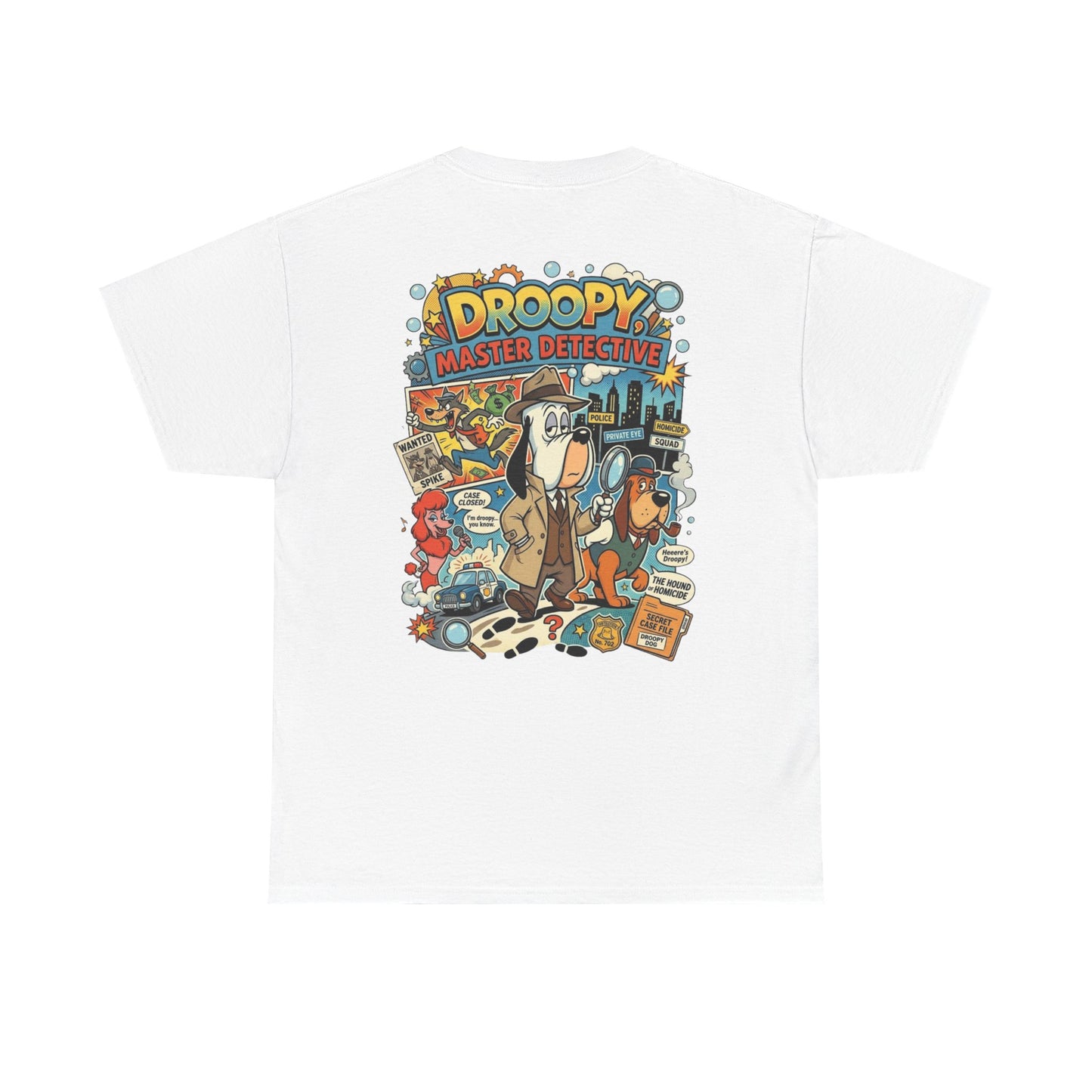 Graphic Tee — "Master Detective" Retro Cartoon T-Shirt